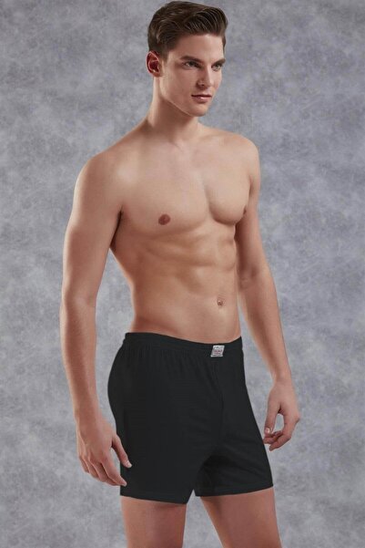 NazikEndam Ανδρικό μπόξερ με κουμπιά από βαμβάκι Dore anse 1505