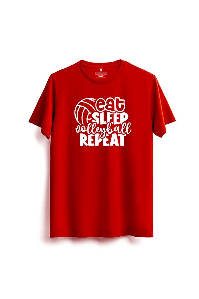 hakuof Cotton Volleyball Volleyball Training Printed T-Shirt T-Shirt