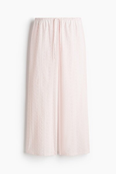 H&M Nakış İşlemeli Pijama Altı