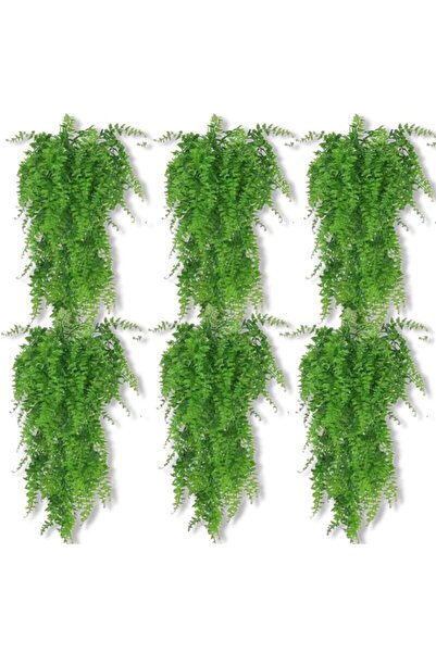 HOZRO Set of 6 Ferns, HOZRO, Artificial, 70 cm, Green