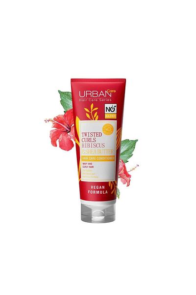 Urban Care كريم إصلاح وتصفيف الشعر المجعد بخلاصة الكركديه وزبدة الشيا من أوربان كير - 175 مل