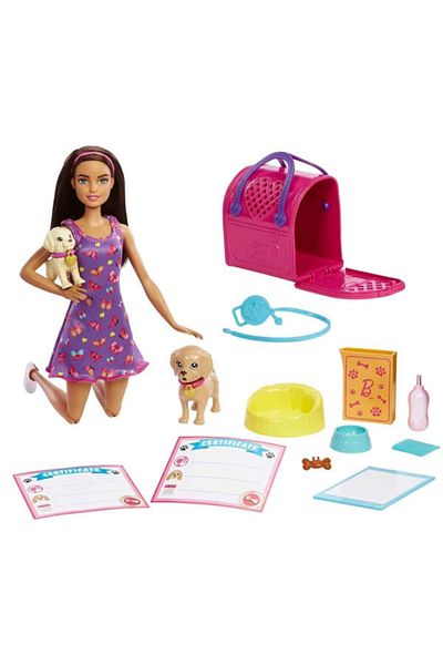 mattel Barbie Playset - Barbie Puppy Adoption Doll