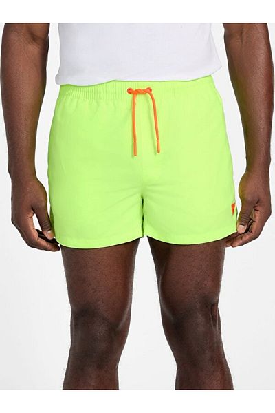 Guess Yellow Men's Shorts Swimsuit F4Gt02Wg282-Flyl