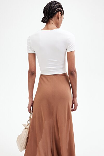 H&M Drapeli Tişört