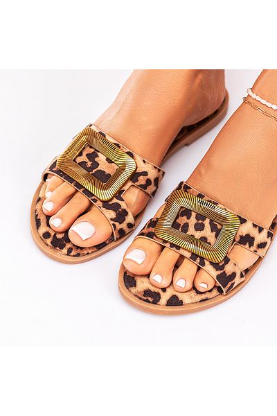 Lush Fashion Women's Slippers Made of Eco-friendly Leather