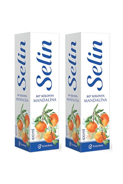 Selin Mandalina Kolonyası Pet Şişe 400 ml 2 ADET