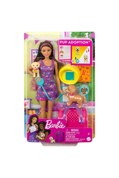 mattel Barbie Playset - Barbie Puppy Adoption Doll