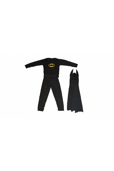 Depox Batman costume for children, black, 3-5 years, 100-110 cm