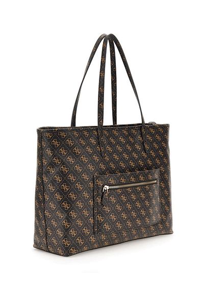 Guess Dámská hnědá kabelka Power Play Large Tech Tote Hwqg9006240-bnl