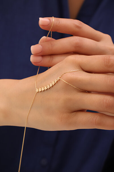 YAVUZ KUYUMCULUK 14 Ayar Altın Sıralı Yıldız Şahmeran