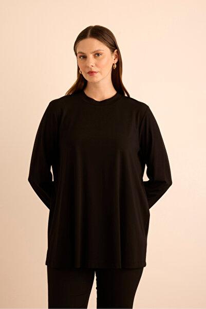 Aker Uzun Kollu Örme Tunik