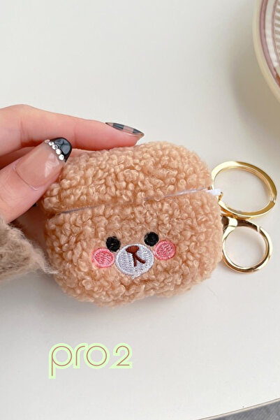 PSGT Airpod kılıfı Nesil Pro2 peluş oyuncak desen yumuşak koruyucu