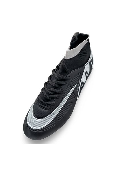Sky Wing C9838 Football Boots, With Ankle Strap And Cleats, For Grass Or Synthetic 33 Black