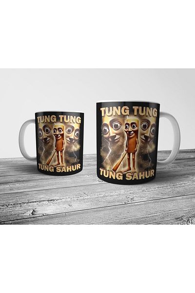 Pixxa Tung Tung Tung Sahur Mug Cup Model 1