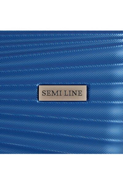 Semi Line Valiză medie unisex T5744-2 albastră
