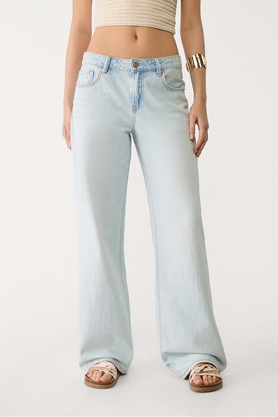 Stradivarius D91 Low wide-leg jeans