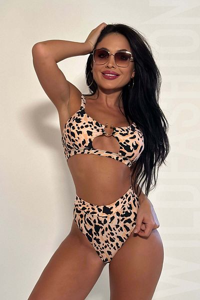 WildFashion 2-piece leopard swimsuit SW2181-99