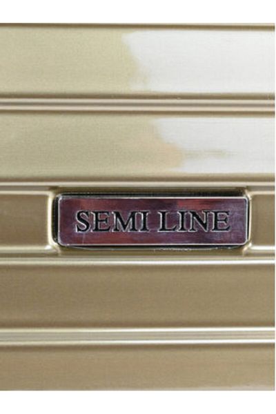 Semi Line valiză medie pentru damă T5763-2 aurie