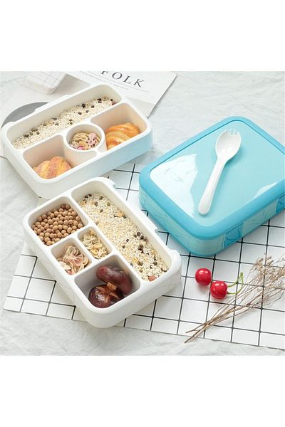 fulina Portable multi-grid lunch box microwave lunch box suitable for office tableware kitchen utensils
