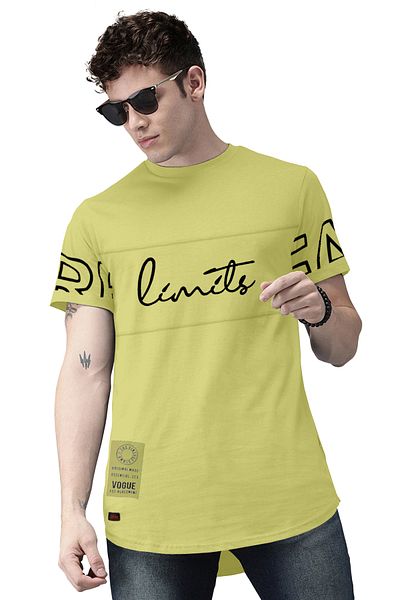 COLOR HUNT 100% Cotton Mens Crew Neck T- Shirt with Treding Prints
