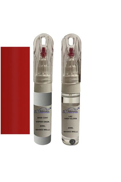 YLKRS AUTOMOTIVE Paint touch-up kit Peugeot Partner P3716 (Post Office Red)