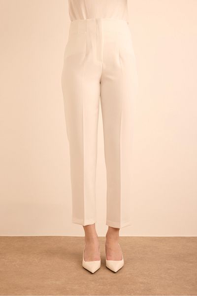Aker Crepe Trousers with Elastic Waist Detail