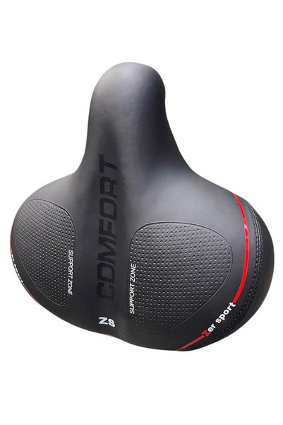 NCR Bike E-Bike Oversize Wide Soft Saddle with Extra Spring