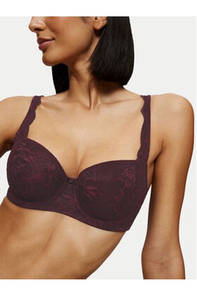 Triumph Women's Underwired Bra 10214460 Burgundy