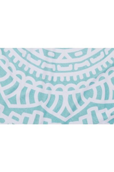 Lenjerii Deosebite Στρογγυλή Πετσέτα Θαλάσσης 100% Βαμβάκι με Κρόσσια, Fouta Ocean