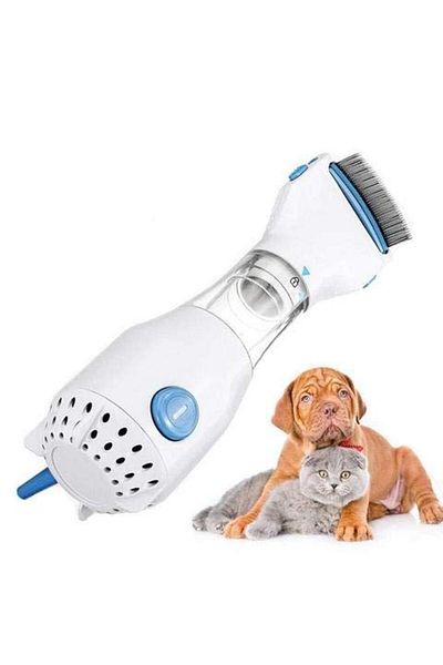 COOYA Electrical Lice Comb,Solution Chemical Free Kills,Built-in LED Light, Suit for Cats and Dogs