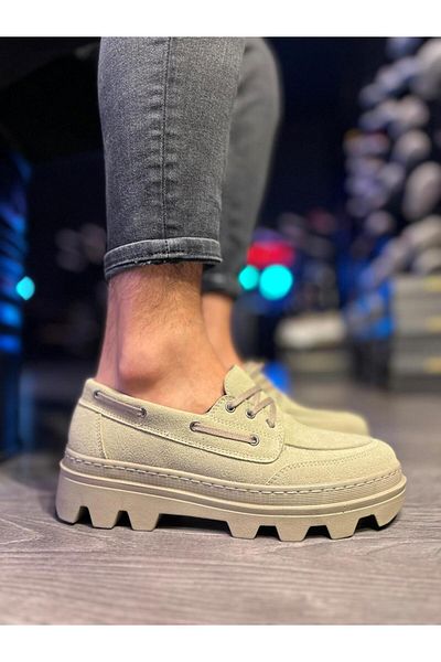 Knack High Sole Classic Shoes 780 Mink Suede