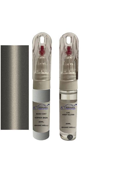 YLKRS AUTOMOTIVE Kit retus vopsea touch up Peugeot 308SW PEVG (Vapor Grey)