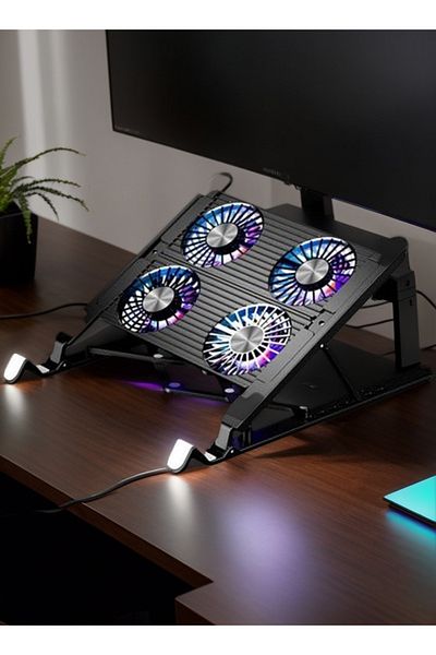 fulina Laptop cooling pad stand, portable and lightweight, increases stability, suitable for laptops