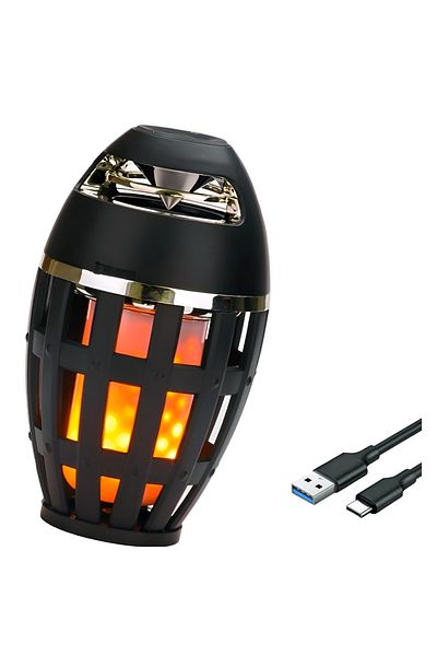 ZEQAS Portable Wireless Lantern Speaker – Bluetooth, USB, Water Resistant, 12h Battery Life
