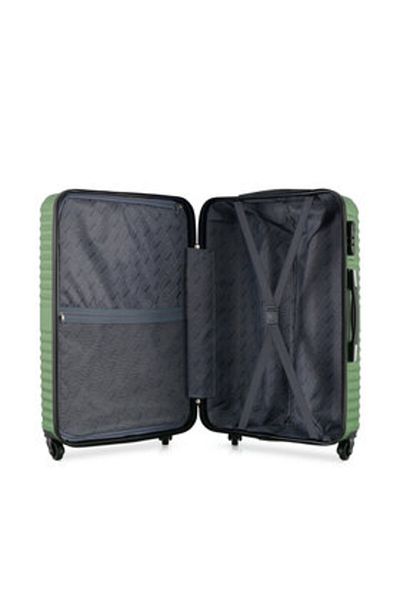 Semi Line Unisex Medium Suitcase T5746-2 green