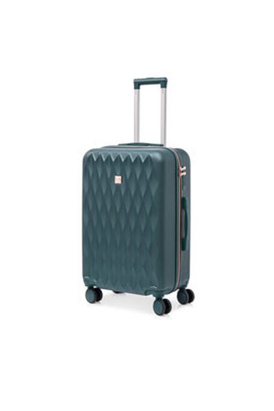 Semi Line Unisex Medium Suitcase T5725-3 green
