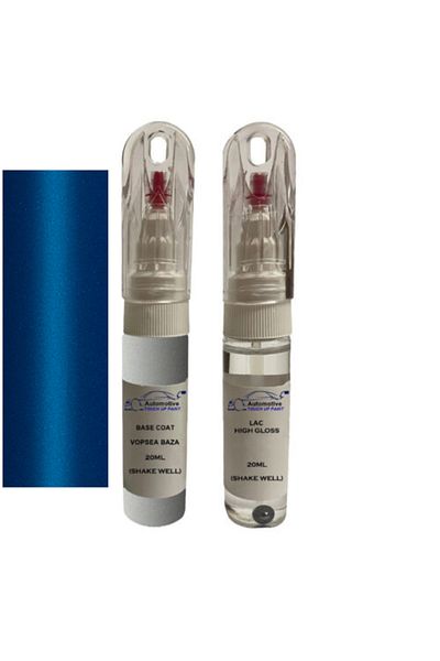 YLKRS AUTOMOTIVE Peugeot Partner P9280 touch up paint kit (Gr. Pavois Blue)