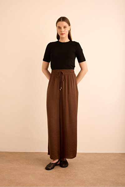 Aker Elastic Waist Loose Trousers