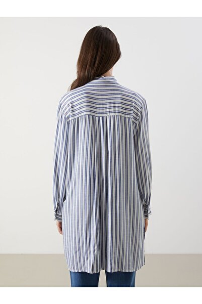 LC Waikiki LCW Grace Çizgili Kadın Gömlek Tunik