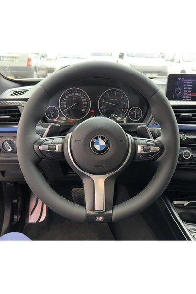 STİLİX GARAGE BMW F30 M SPORT KASA ARACA ÖZGÜ DİKMELİ DİREKSİYON KILIFI
