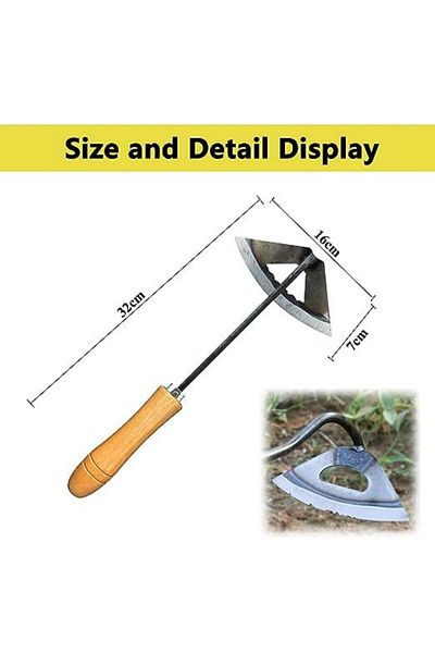Getyiyi Gardening Tool, Metal/wood, Natural/silver, 32 X 16 X 7 Cm