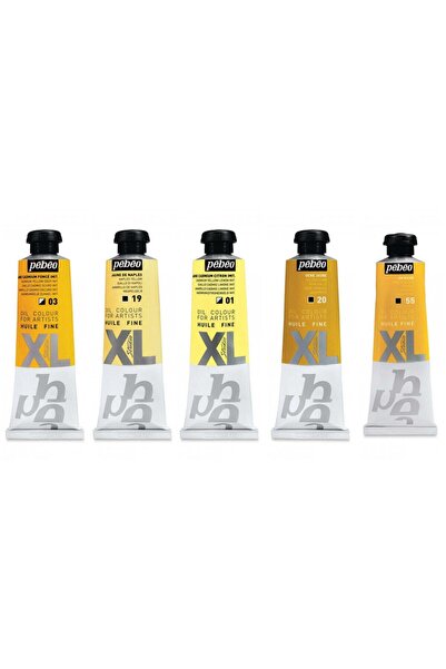 Pebeo Huile Fine Xl Yağlı Boya 37ml 5'li Set Altın Renk Tonları