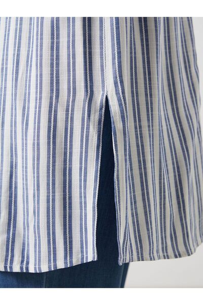 LC Waikiki LCW Grace Çizgili Kadın Gömlek Tunik