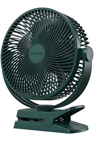 Generic Comoistar 10000 mAh 8.5 Inch Clip-on Fan, Rechargeable Battery Operated Portable Fan with 4 Speeds,