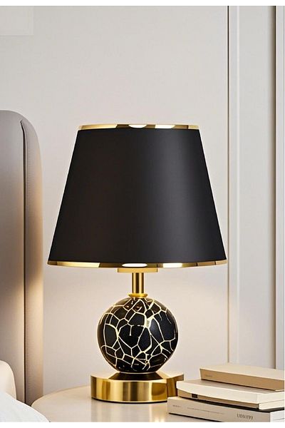 571 Store F Series Table Lamp Shade Metal Body Kmaş Head Stylish Design 1 Class Quality