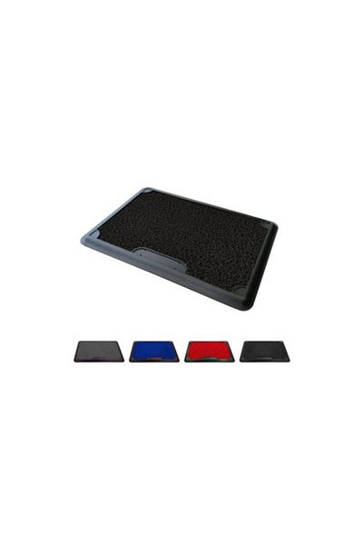 Chilai Home Entrance Mat with Tray, Heavy Traffic, Black