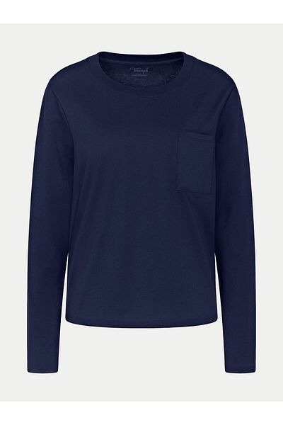 Triumph Bluză de pijama pentru femei 10221070 bleumarin