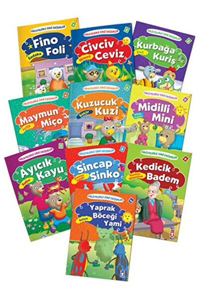 Timaş Çocuk Hikayelerle Dini Değerler Set (10 Kitap Takım)