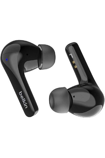 Belkin Sound Form Motion Earbuds Bluetooth USB-C Built-in Microphone Black