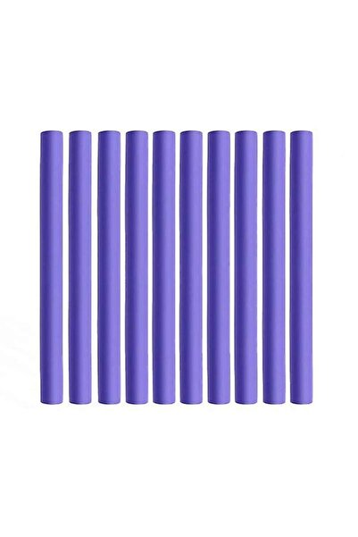 SIKS Set de 10 bigudiuri flexibile SIKS® pentru păr uscat-ud, violet, nr. 1